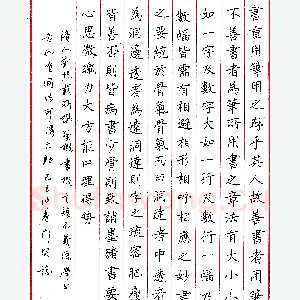 邝坰钢笔录刘熙载《艺概》硬笔书法作品