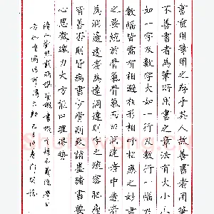 邝坰钢笔录刘熙载《艺概》硬笔书法作品