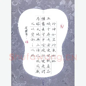 杨宠观 硬笔楷书 司空图二十四诗品节录