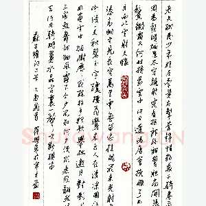 罗兴盛硬笔录苏子瞻词二首 硬笔书法作品