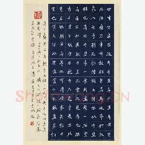 石云端 硬笔楷书 韩愈杂说一则