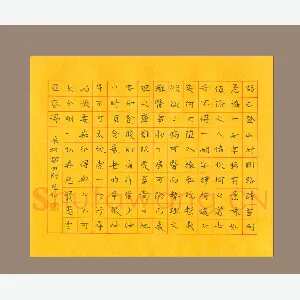 孙光松 硬笔楷书 菜根谭四则