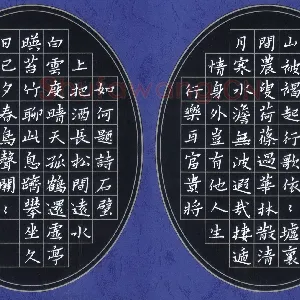 邢高祥 硬笔楷书 云林诗二首