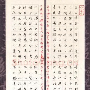 张蕾 硬笔楷书 韩愈师说