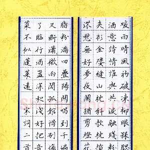 王筱茹 硬笔楷书 宋词二首