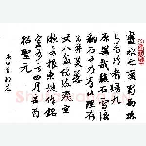 许邦志 硬笔行书 东坡题跋