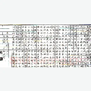 石含洲硬笔录鲁迅诗十三首 硬笔书法作品