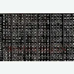 孙光松硬笔节录千字文 硬笔书法作品