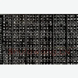 孙光松硬笔节录千字文 硬笔书法作品