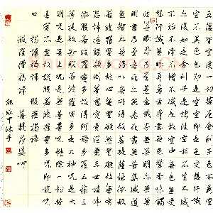 邵泳中 硬笔行书 心经