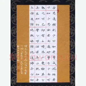 张旗 硬笔楷书 孙过庭书谱节录