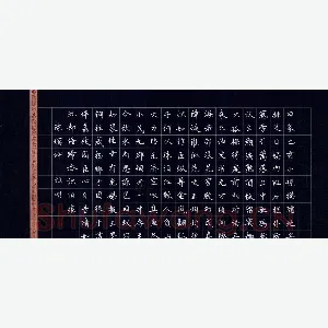 文祖明 硬笔楷书 陈瑸诗