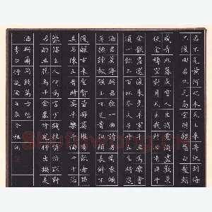 文祖明 硬笔楷书 李白诗将进酒