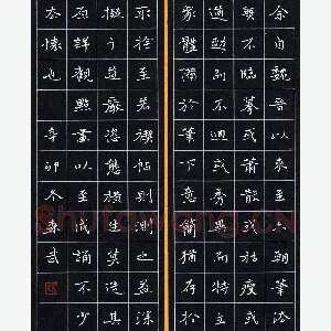 杨森武 硬笔楷书 书论