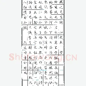 殷延禄硬笔录毛泽东词沁园春 硬笔书法作品