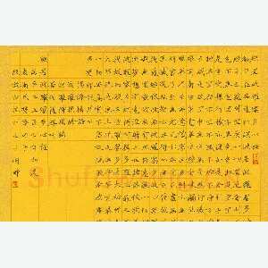 袁卫民硬笔楷书心经 硬笔书法作品