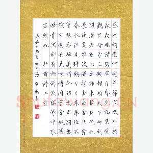 张智德 硬笔楷书 杜甫诗二首