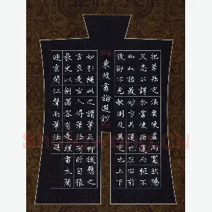 吴伟 硬笔楷书 东坡书论选抄