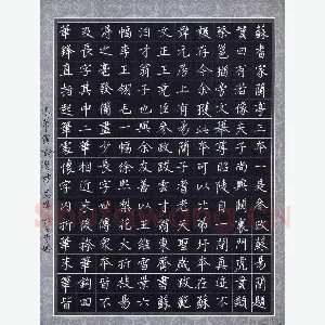 吴伟 硬笔楷书 米芾书论选抄