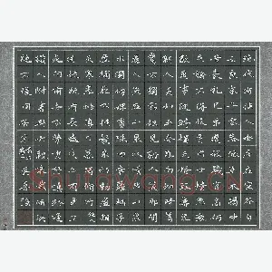 吴喜强 硬笔楷书 古诗二首