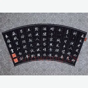 袁雄章 硬笔楷书 苏轼望江南词