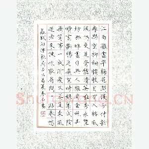 王虎军 硬笔楷书 苏轼词洞仙歌