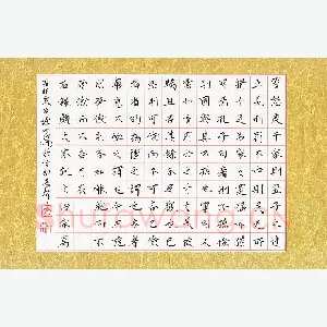 谭大林 硬笔楷书 颜氏家训之治家篇