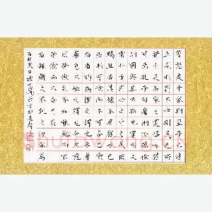 谭大林 硬笔楷书 颜氏家训之治家篇