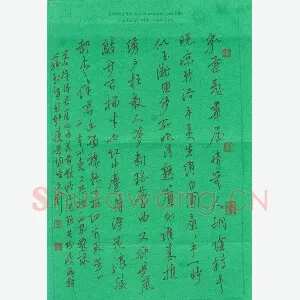 陈文轩 硬笔行书 苏轼词贺新郎