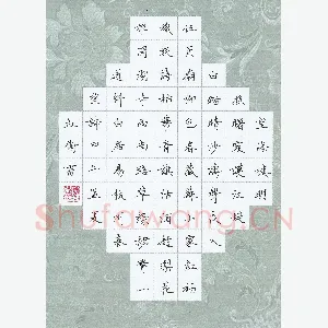 霍红卫 硬笔楷书 白居易杭州春望诗