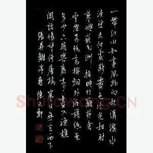 陈文轩 硬笔行书 张升词离亭燕