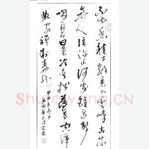 汤开华 硬笔草书 王维诗