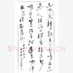 汤开华 硬笔草书 王维诗