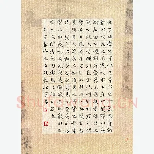 苏振宇 硬笔楷书 荀子劝学