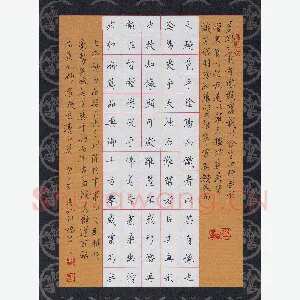 孙利标 硬笔楷书 圣教序节录