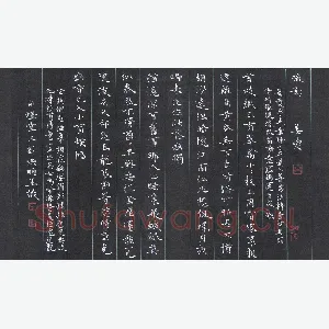 彭洪顺 硬笔楷书 姜夔疏影