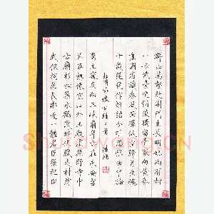 陈鸿 硬笔楷书 杜甫咏怀古迹二首
