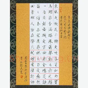 张松青 硬笔楷书 辛弃疾词一首