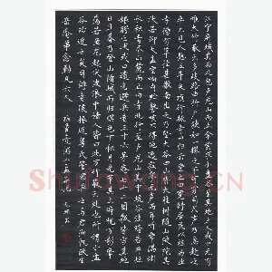 刘志明 硬笔楷书 梅曾亮游小盘谷记