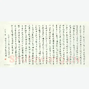 蒋晓煜 硬笔行书 节录千字文