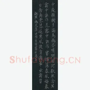 张吉祥 硬笔行书 鲍照梅花落