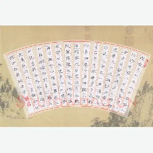 王俊青 硬笔隶书 归田赋节录