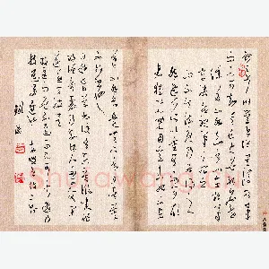 韩录涛 硬笔草书 东坡书论二则