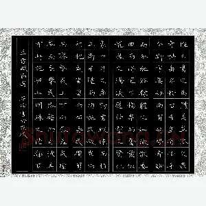 石晗 硬笔楷书 草书赋节选