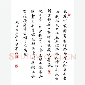 王宁波 硬笔楷书 宋词二首