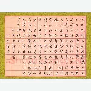 朱振玲 硬笔楷书 咏夏古诗五首