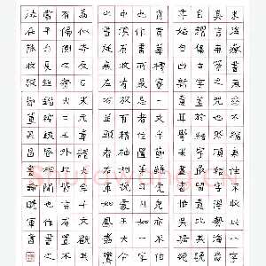颜晓军 硬笔行书 董其昌书论