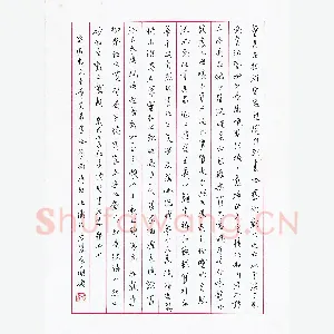 沈涛 硬笔行书 蔡建忠文董其昌书法艺术特征