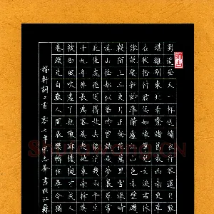 宋志峰 硬笔楷书 稼轩词二首