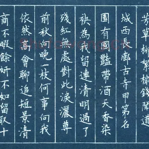 宋志峰 硬笔楷书 苏轼词一首